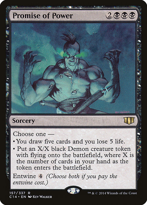 Commander 2014 - 157 - Promise of Power - Rare - B - Non-foil