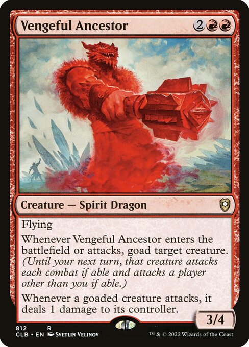 Commander Legends: Battle for Baldur's Gate - 812 - Vengeful Ancestor - Rare - R - Non-foil