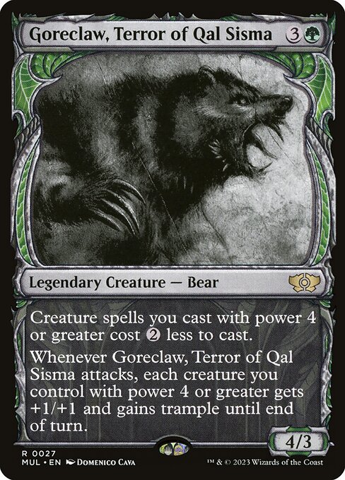 Multiverse Legends - 27 - Goreclaw, Terror of Qal Sisma - Rare - G - Non-foil