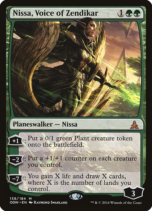 Oath of the Gatewatch - 138 - Nissa, Voice of Zendikar - Mythic - G - Foil