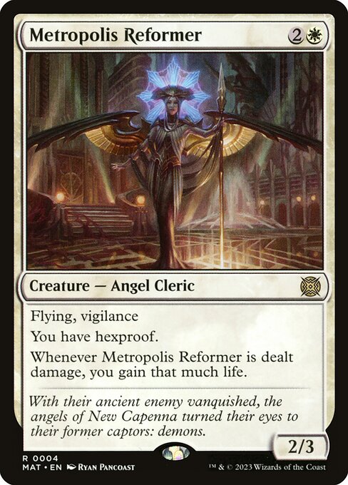 March of the Machine: The Aftermath - 4 - Metropolis Reformer - Rare - W - Foil