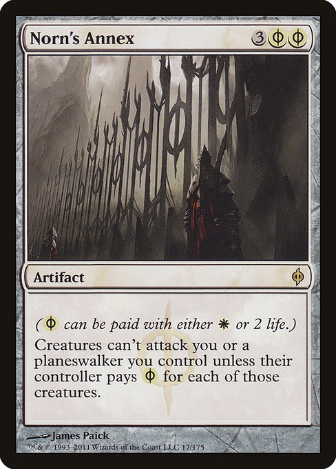 New Phyrexia - 17 - Norn's Annex - Rare - W - Non-foil