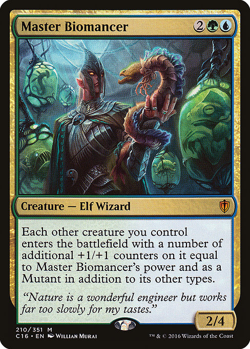 Commander 2016 - 210 - Master Biomancer - Mythic - UG - Non-foil