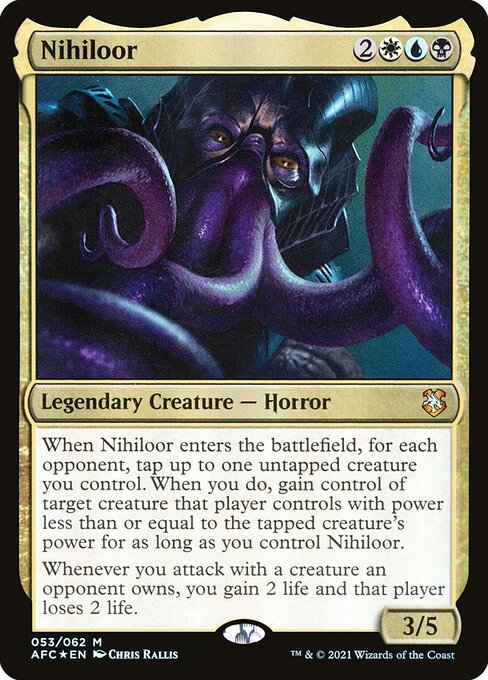 Forgotten Realms Commander - 53 - Nihiloor - Mythic - Multi - Foil