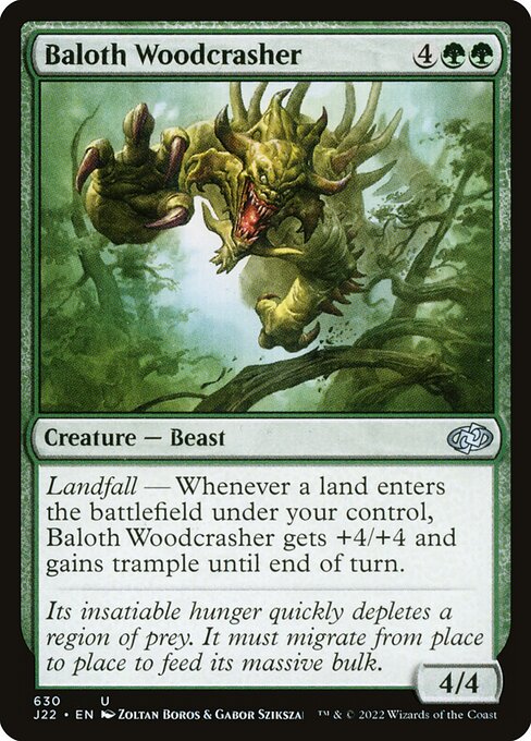 Jumpstart 2022 - 630 - Baloth Woodcrasher - Uncommon - G - Non-foil