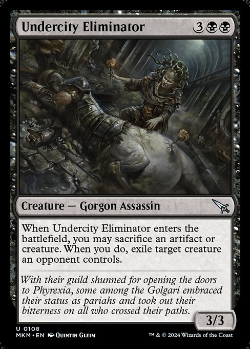 Murders at Karlov Manor - 108 - Undercity Eliminator - Uncommon - B - Non-foil