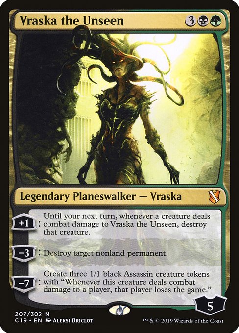 Commander 2019 - 207 - Vraska the Unseen - Mythic - BG - Non-foil