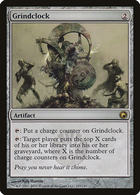 Scars of Mirrodin - 163 - Grindclock - Rare - C - Non-foil