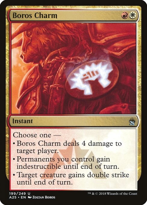 Masters 25 - 199 - Boros Charm - Uncommon - WR - Foil