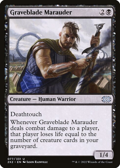 Double Masters 2022 - 77 - Graveblade Marauder - Uncommon - B - Non-foil