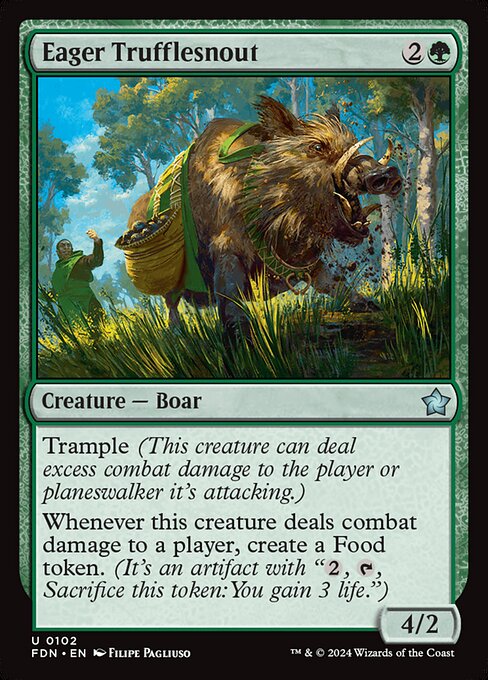 Foundations - 102 - Eager Trufflesnout - Uncommon - G - Non-foil