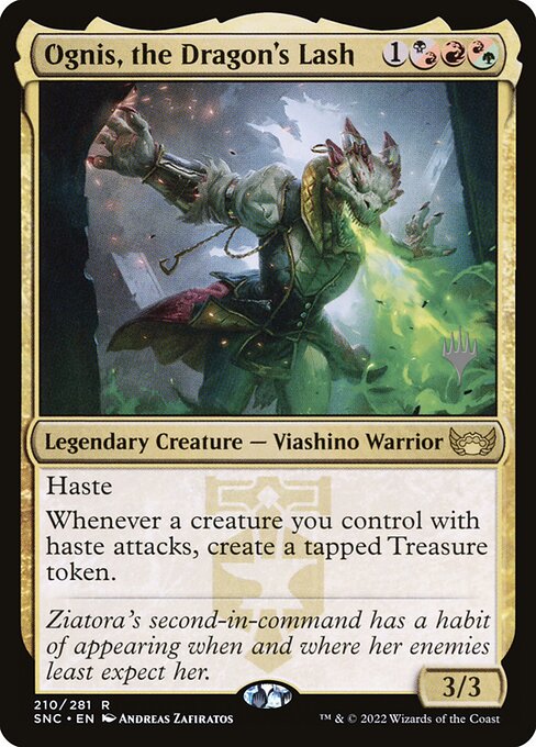 Streets of New Capenna Promos - 210p - Ognis, the Dragon's Lash - Rare - Multi - Non-foil - Promo