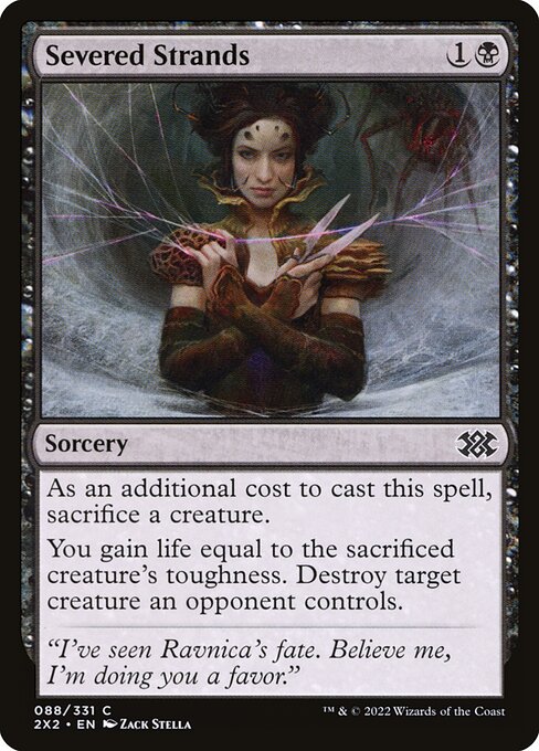 Double Masters 2022 - 88 - Severed Strands - Common - B - Non-foil