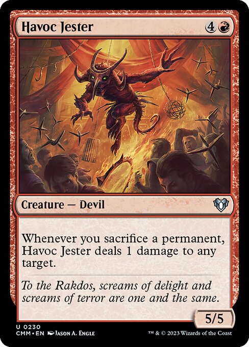 Commander Masters - 230 - Havoc Jester - Uncommon - R - Non-foil