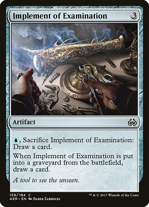 Aether Revolt - 156 - Implement of Examination - Common - C - Non-foil