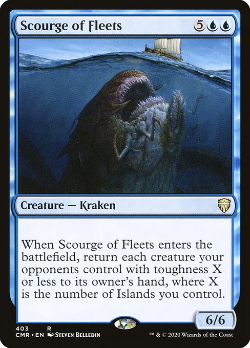 Commander Legends - 403 - Scourge of Fleets - Rare - U - Non-foil