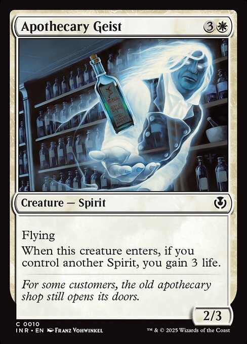 Innistrad Remastered - 10 - Apothecary Geist - Common - W - Non-foil