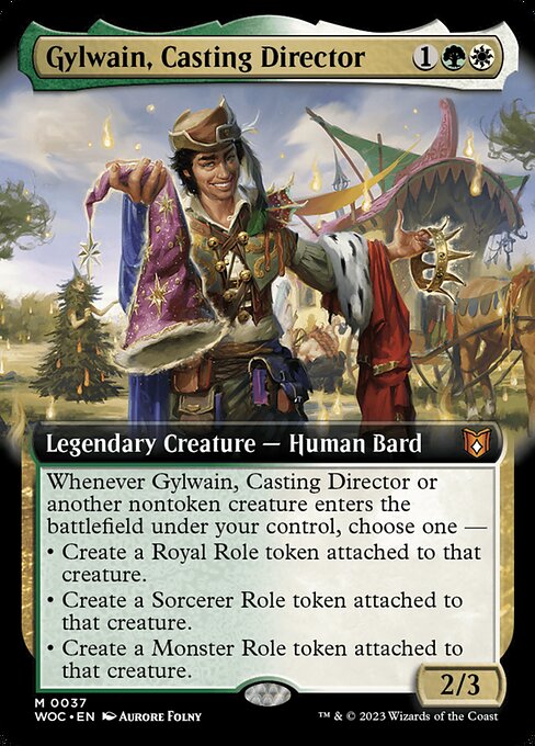 Wilds of Eldraine Commander - 37 - Gylwain, Casting Director - Mythic - WG - Non-foil