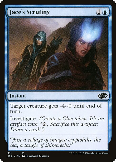 Jumpstart 2022 - 311 - Jace's Scrutiny - Common - U - Non-foil
