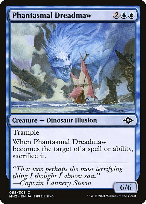 Modern Horizons 2 - 55 - Phantasmal Dreadmaw - Common - U - Non-foil