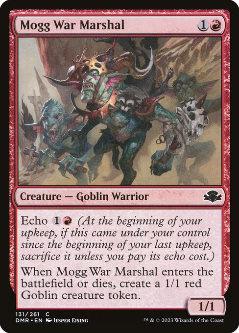Dominaria Remastered - 131 - Mogg War Marshal - Common - R - Non-foil