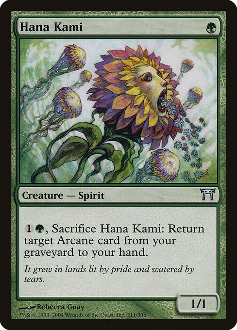 Champions of Kamigawa - 211 - Hana Kami - Uncommon - G - Non-foil