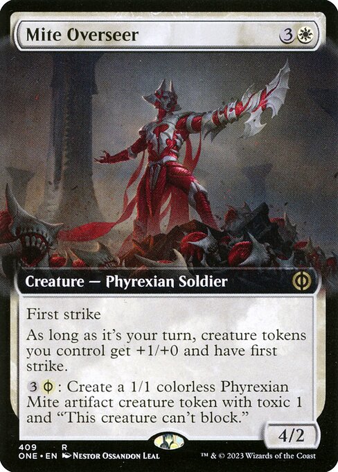 Phyrexia: All Will Be One - 409 - Mite Overseer - Rare - W - Non-foil