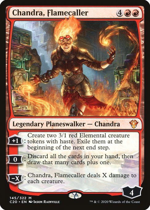 Commander 2020 - 145 - Chandra, Flamecaller - Mythic - R - Non-foil