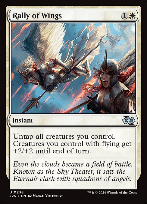 Foundations Jumpstart - 238 - Rally of Wings - Uncommon - W - Non-foil