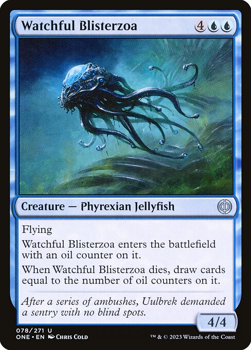 Phyrexia: All Will Be One - 78 - Watchful Blisterzoa - Uncommon - U - Non-foil