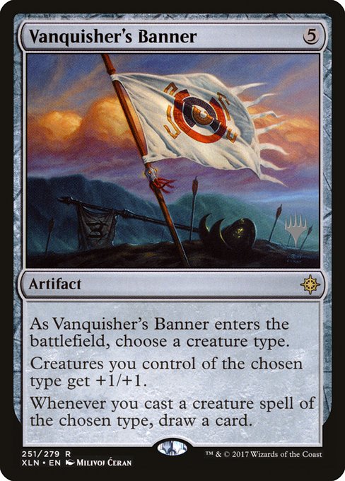 Ixalan Promos - 251p - Vanquisher's Banner - Rare - C - Non-foil - Promo