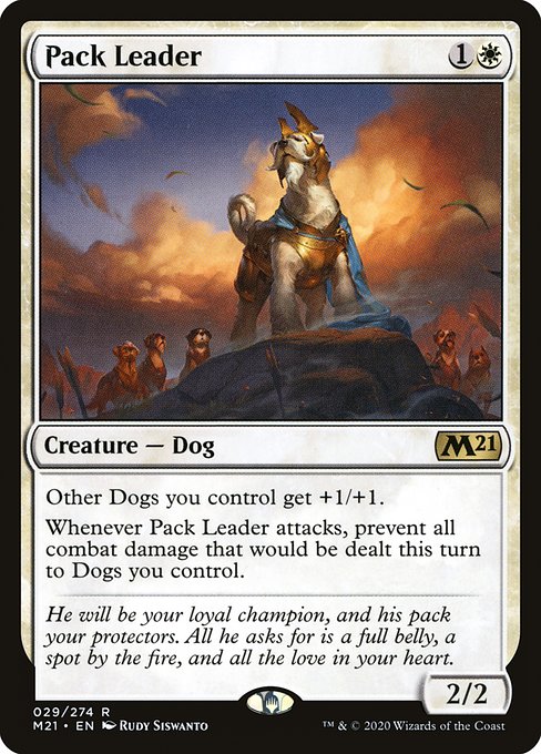Core Set 2021 - 29 - Pack Leader - Rare - W - Non-foil