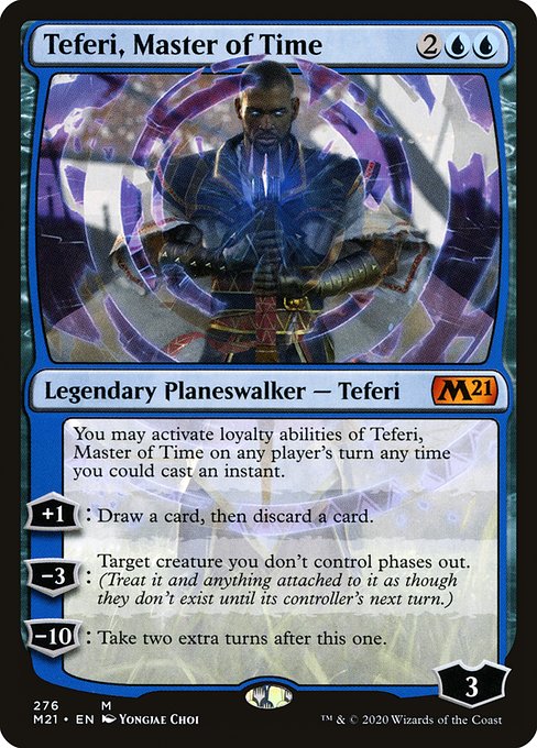 Core Set 2021 - 276 - Teferi, Master of Time - Mythic - U - Foil