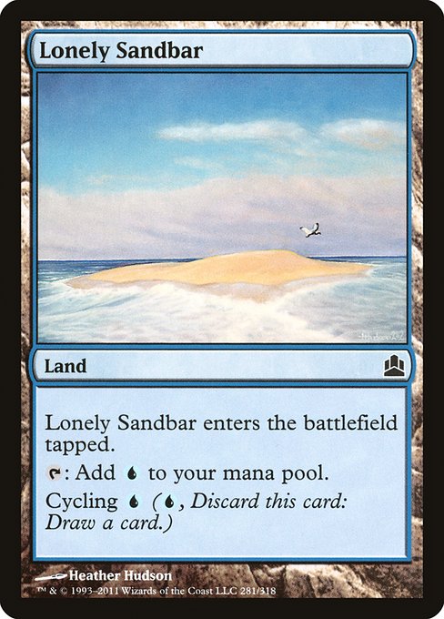 Commander 2011 - 281 - Lonely Sandbar - Common - C - Non-foil