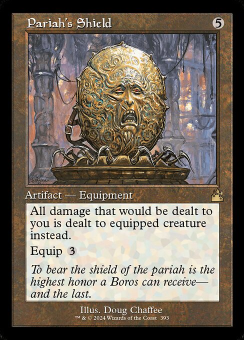 Ravnica Remastered - 393 - Pariah's Shield - Rare - C - Non-foil