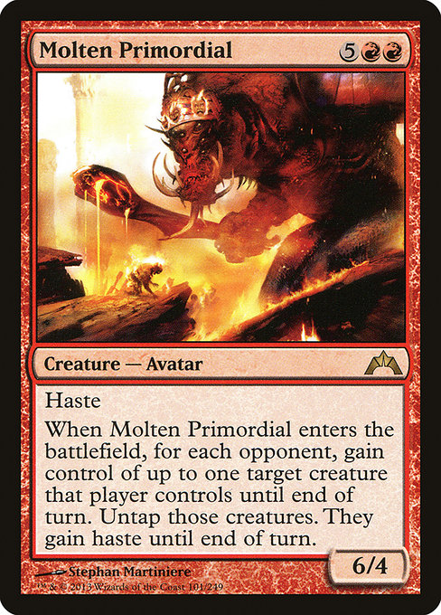 Gatecrash - 101 - Molten Primordial - Rare - R - Non-foil