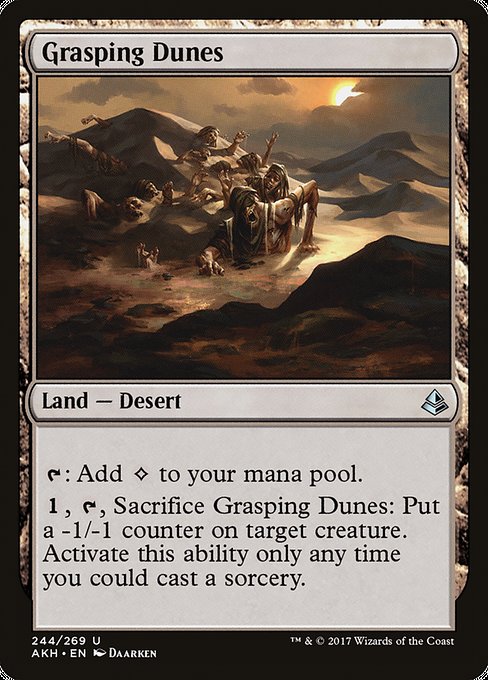 Amonkhet - 244 - Grasping Dunes - Uncommon - C - Non-foil
