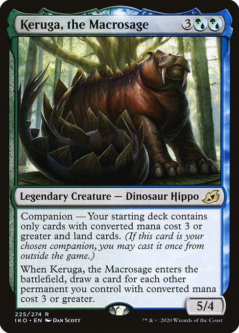 Ikoria: Lair of Behemoths - 225 - Keruga, the Macrosage - Rare - UG - Non-foil