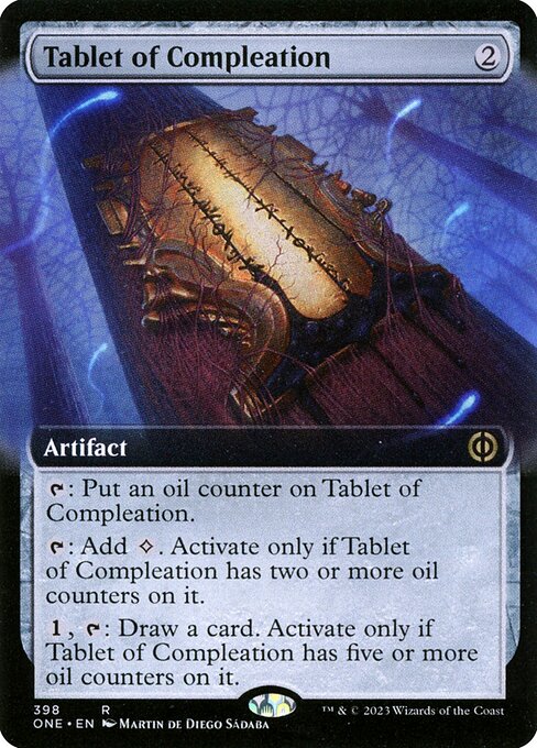 Phyrexia: All Will Be One - 398 - Tablet of Compleation - Rare - C - Non-foil
