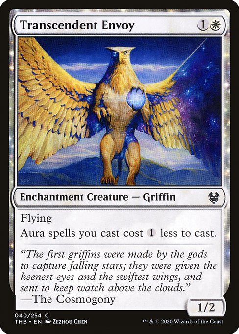 Theros Beyond Death - 40 - Transcendent Envoy - Common - W - Non-foil