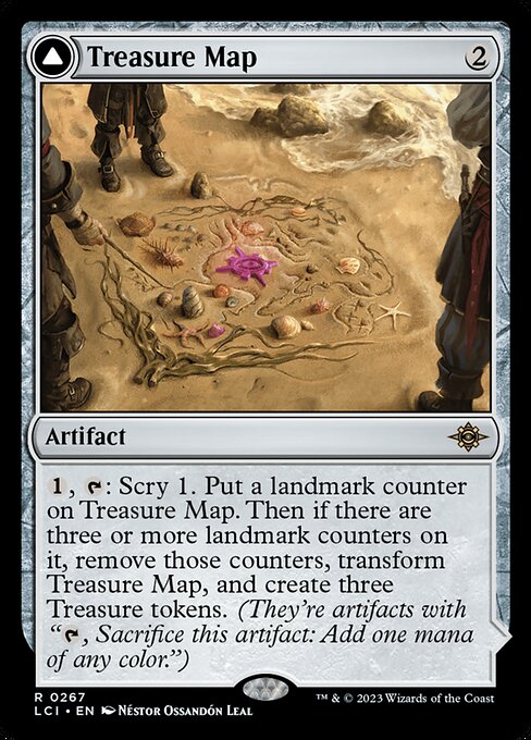 The Lost Caverns of Ixalan - 267 - Treasure Map // Treasure Cove - Rare - C - Non-foil