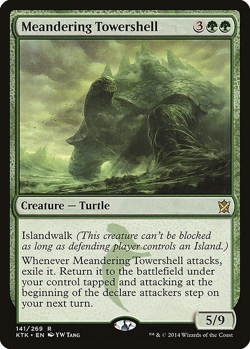 Khans of Tarkir - 141 - Meandering Towershell - Rare - G - Non-foil