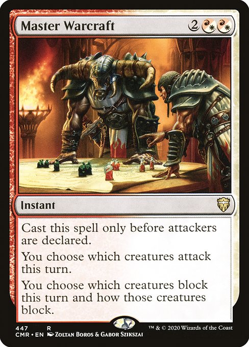 Commander Legends - 447 - Master Warcraft - Rare - WR - Non-foil