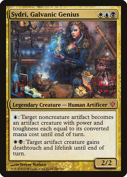 Commander 2013 - 220 - Sydri, Galvanic Genius - Mythic - Multi - Non-foil