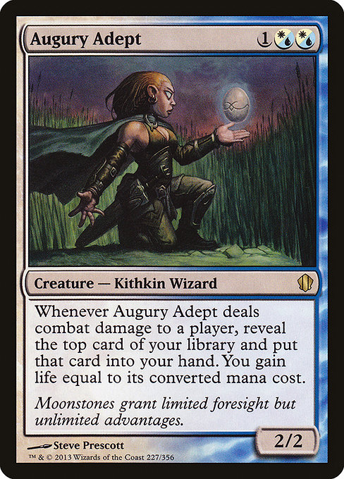 Commander 2013 - 227 - Augury Adept - Rare - WU - Non-foil