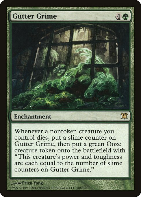Innistrad - 186 - Gutter Grime - Rare - G - Non-foil
