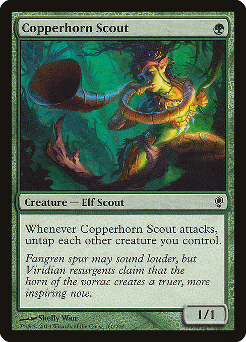 Conspiracy - 160 - Copperhorn Scout - Common - G - Non-foil