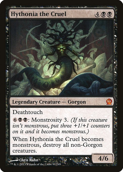 Theros - 91 - Hythonia the Cruel - Mythic - B - Non-foil