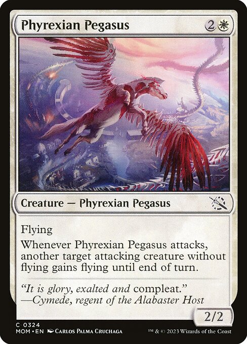 March of the Machine - 324 - Phyrexian Pegasus - Common - W - Non-foil