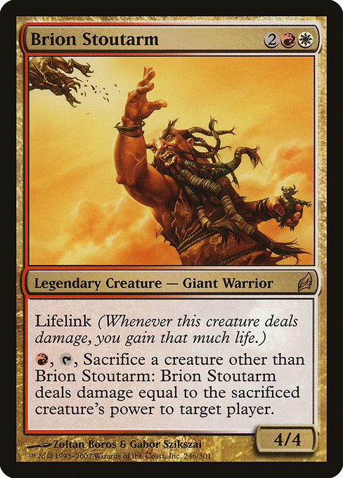 Lorwyn - 246 - Brion Stoutarm - Rare - WR - Non-foil